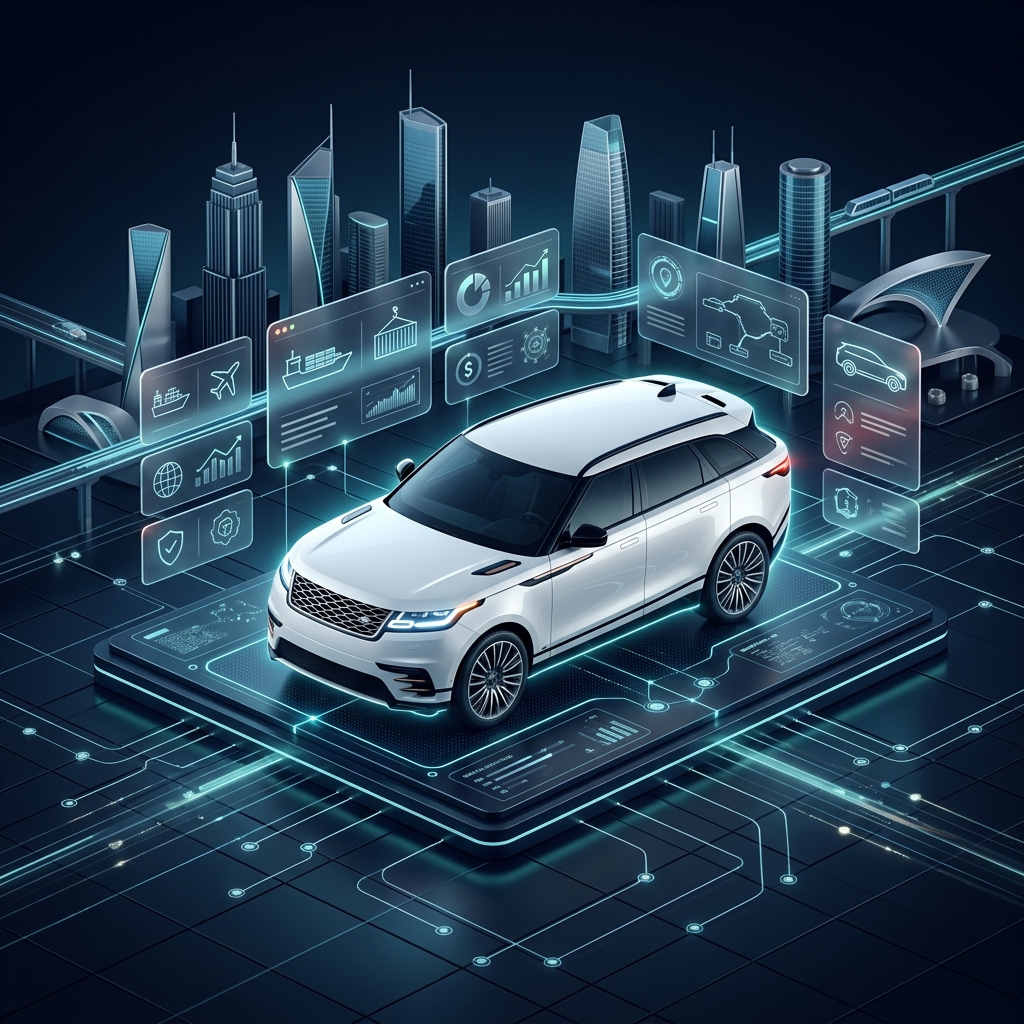 Premium 3D-Grafik für Auto Export in Delmenhorst